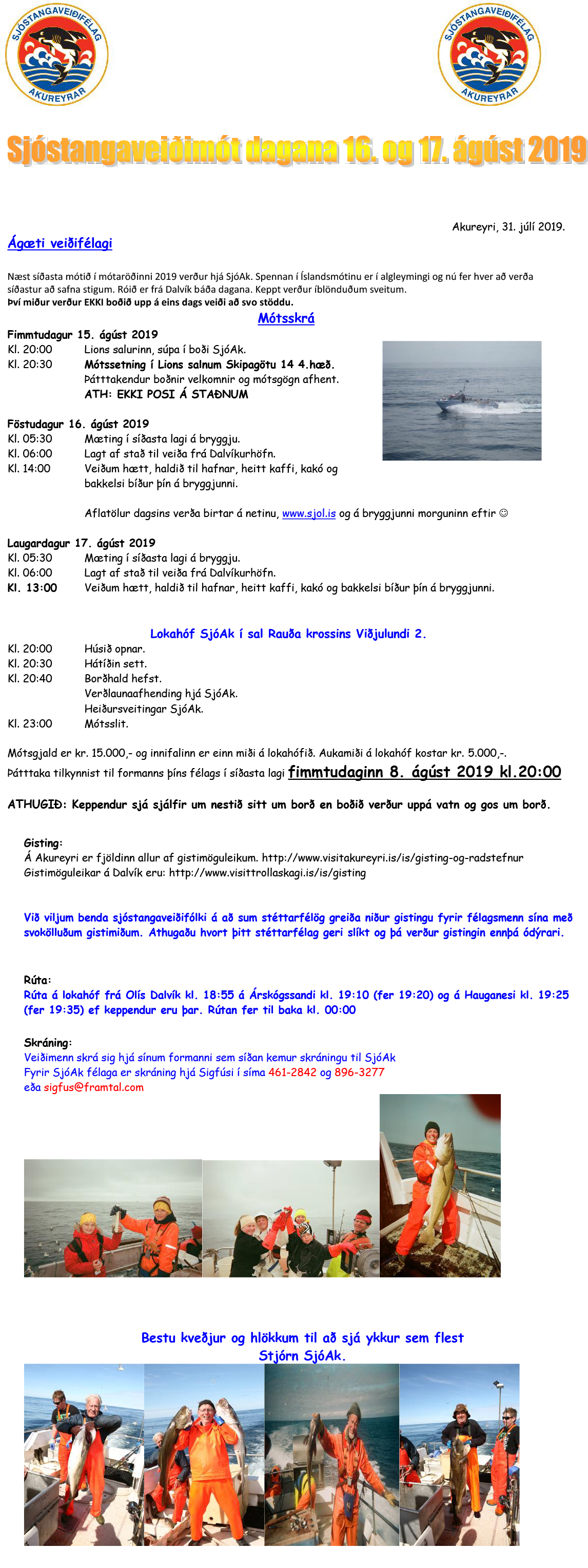 Dreifibréf akmót 2019-1