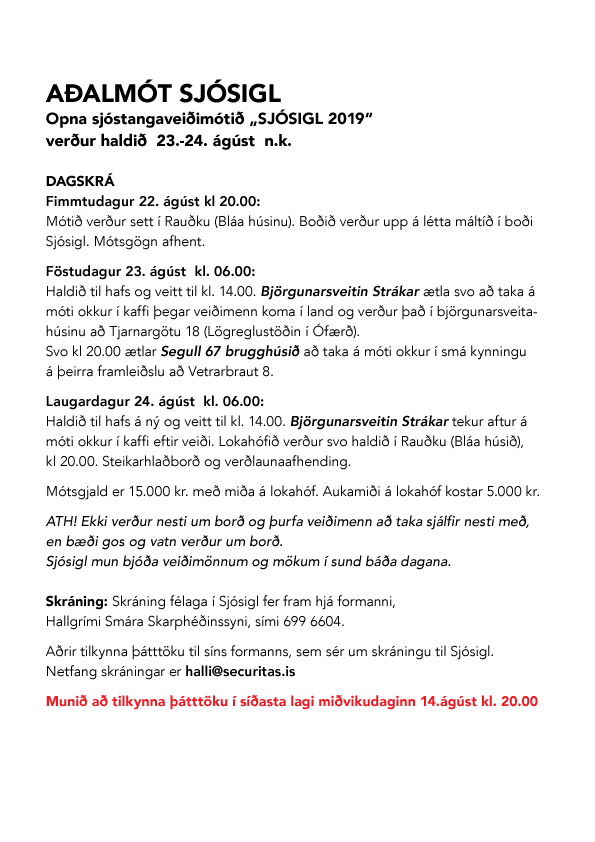 SJOSIGL-adalmot-2019